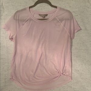 Athleta Light Pink Short Sleeve Tee